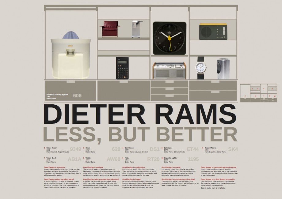 Dieter Rams - Less But Better